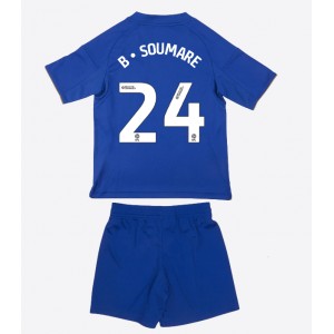 Fotbalové Dres Leicester City Boubakary Soumare #24 Dětské Domácí Oblečení 2025-26 Krátký Rukáv (+ trenýrky)